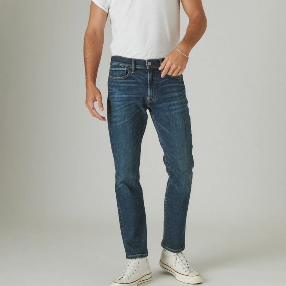 Lucky Brand 121 Slim Straight Classic Denim Jeans Federal Wash Stretch W29xL30